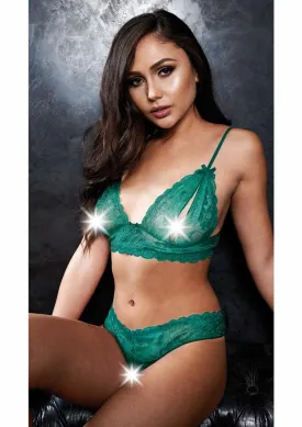 2 Pc Peek-A-Book Bra and G-String