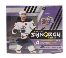 2022/23 Upper Deck Synergy Hockey Hobby Box 8 Packs per Box, 3 Cards per Pack