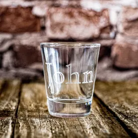 2oz Custom 1 Line Shot glass CUSTOM PERSONALIZED