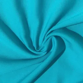 60" Azure Blue 100% Lyocell Tencel Gabardine Twill Woven Fabric By the Yard