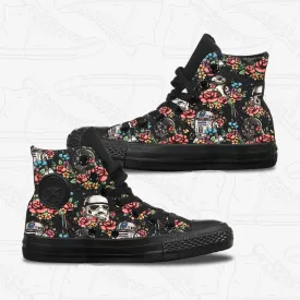 Adult Star Wars Floral Converse