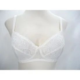 Amoena 43930 Angelique Lace Wire Free Mastectomy Bra 32D Ivory Off White NWT