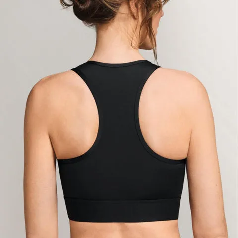 Amoena Zipper Mastectomy Bra Black