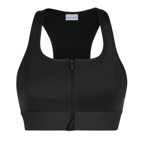Amoena Zipper Mastectomy Bra Black