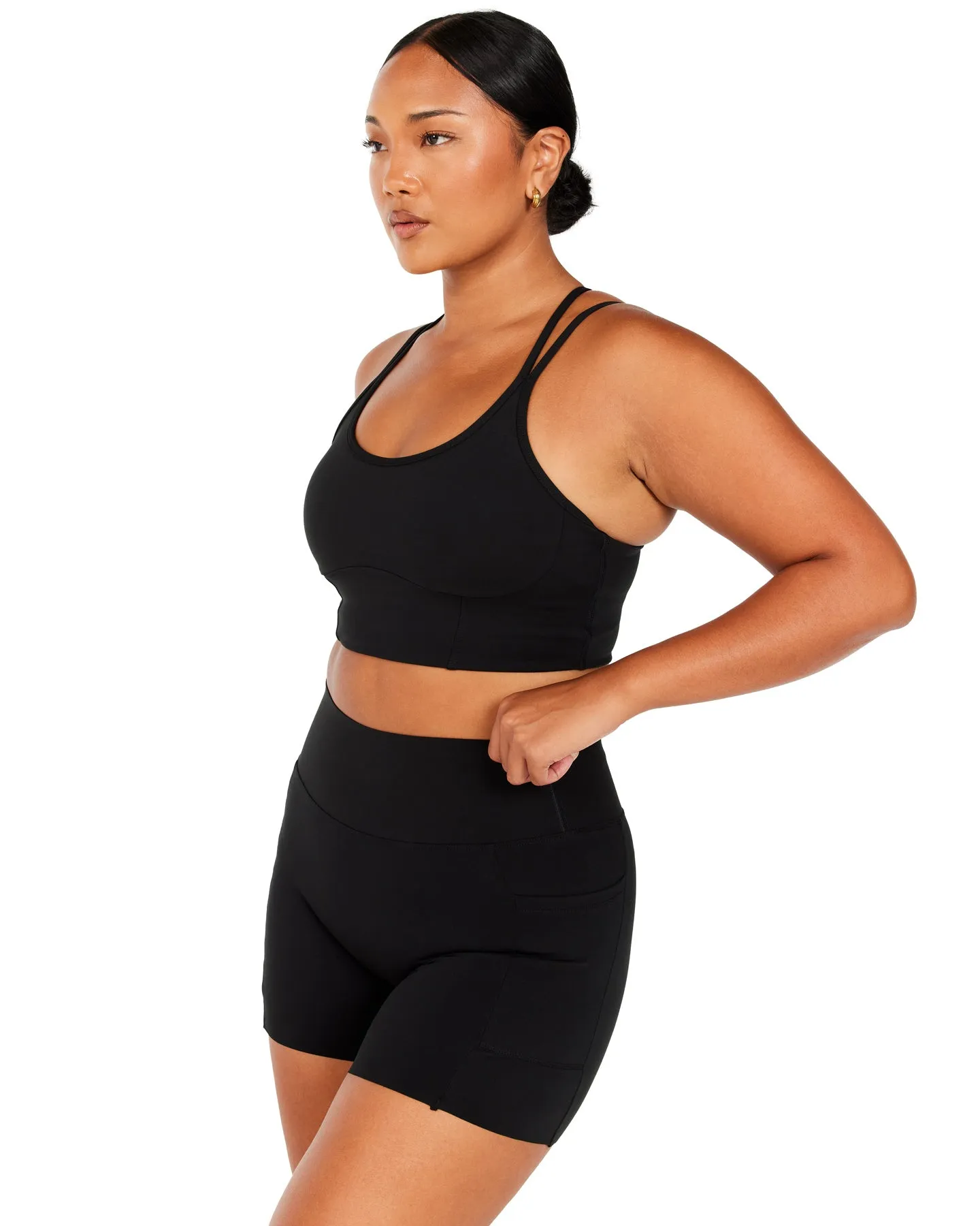 Aura Corset Bra - Black