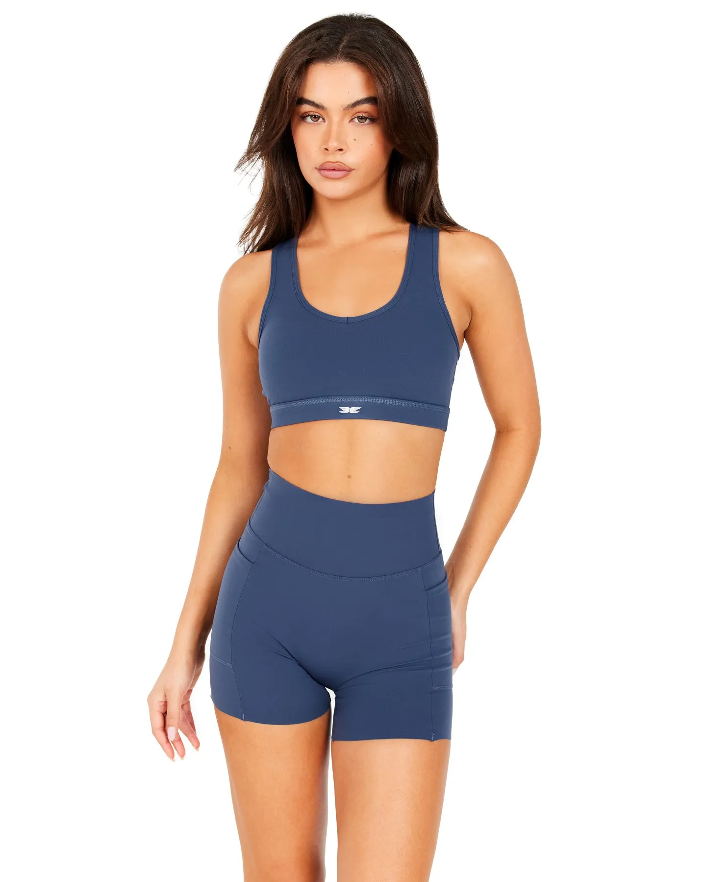 Aura Mesh Bra - Soft Navy