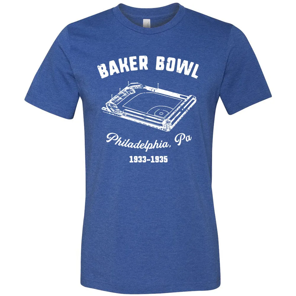 Baker Bowl T Shirt | Baker Bowl Heather True Royal T Shirt