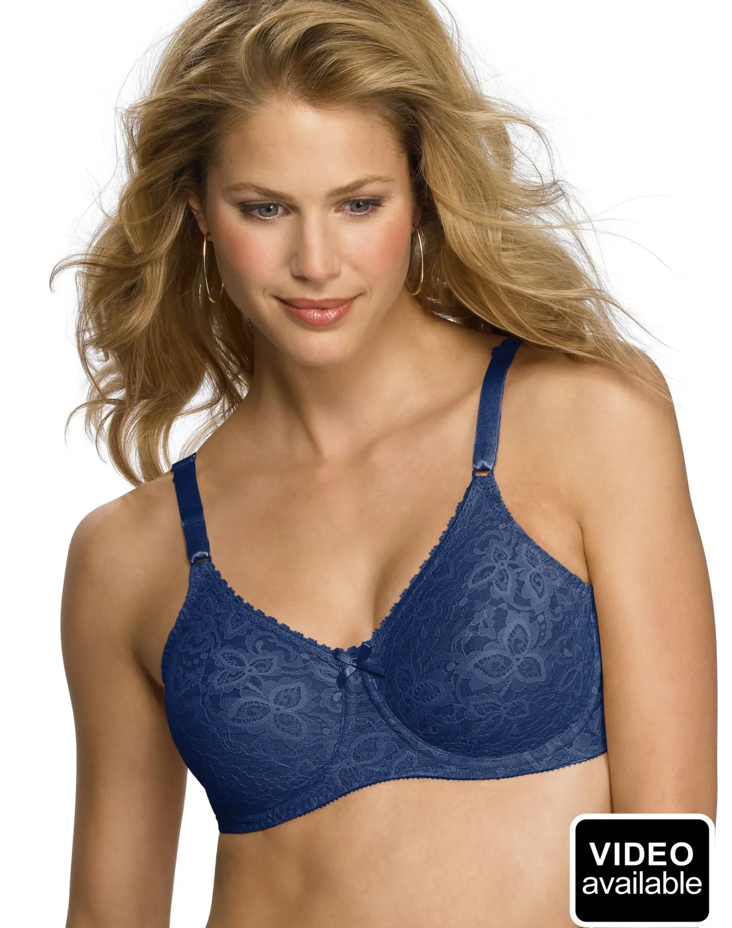 Bali Lace 'N Smooth Seamless Underwire Bra
