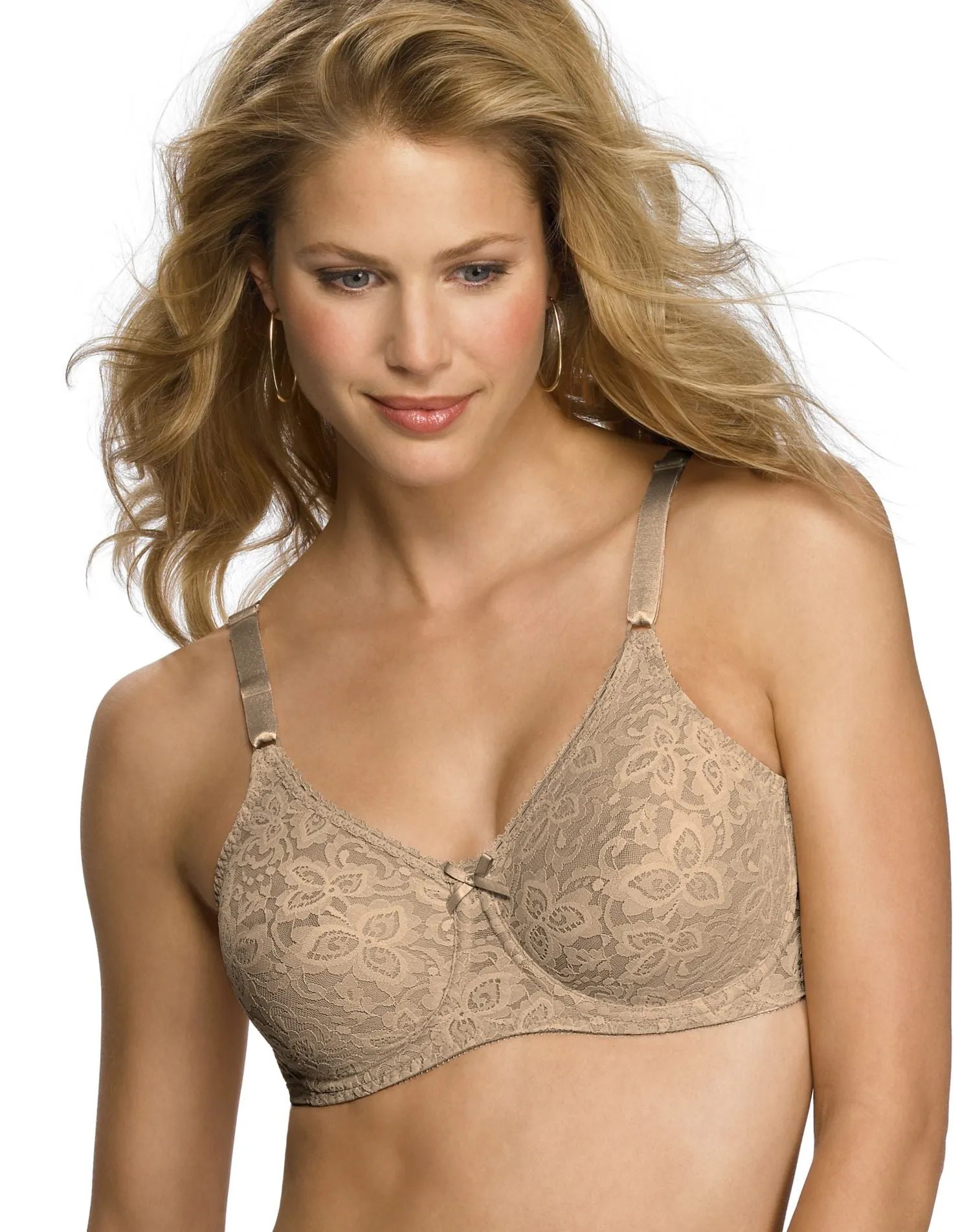 Bali Lace 'N Smooth Seamless Underwire Bra