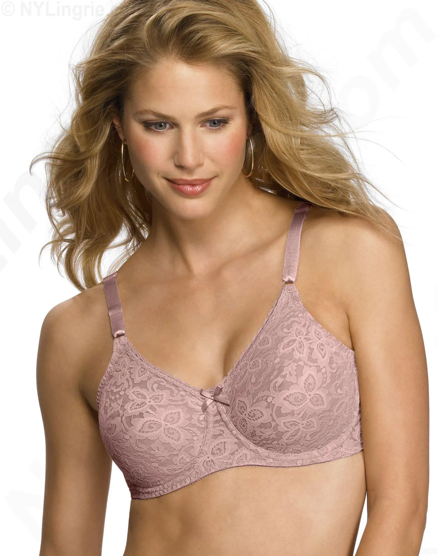 Bali Lace 'N Smooth Seamless Underwire Bra