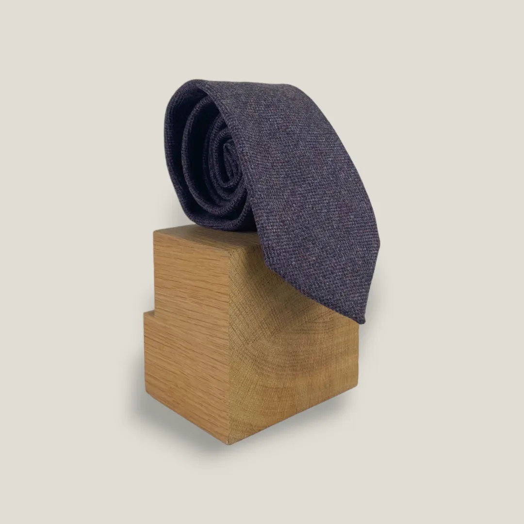Ben Ghlas Wool Tweed Tie