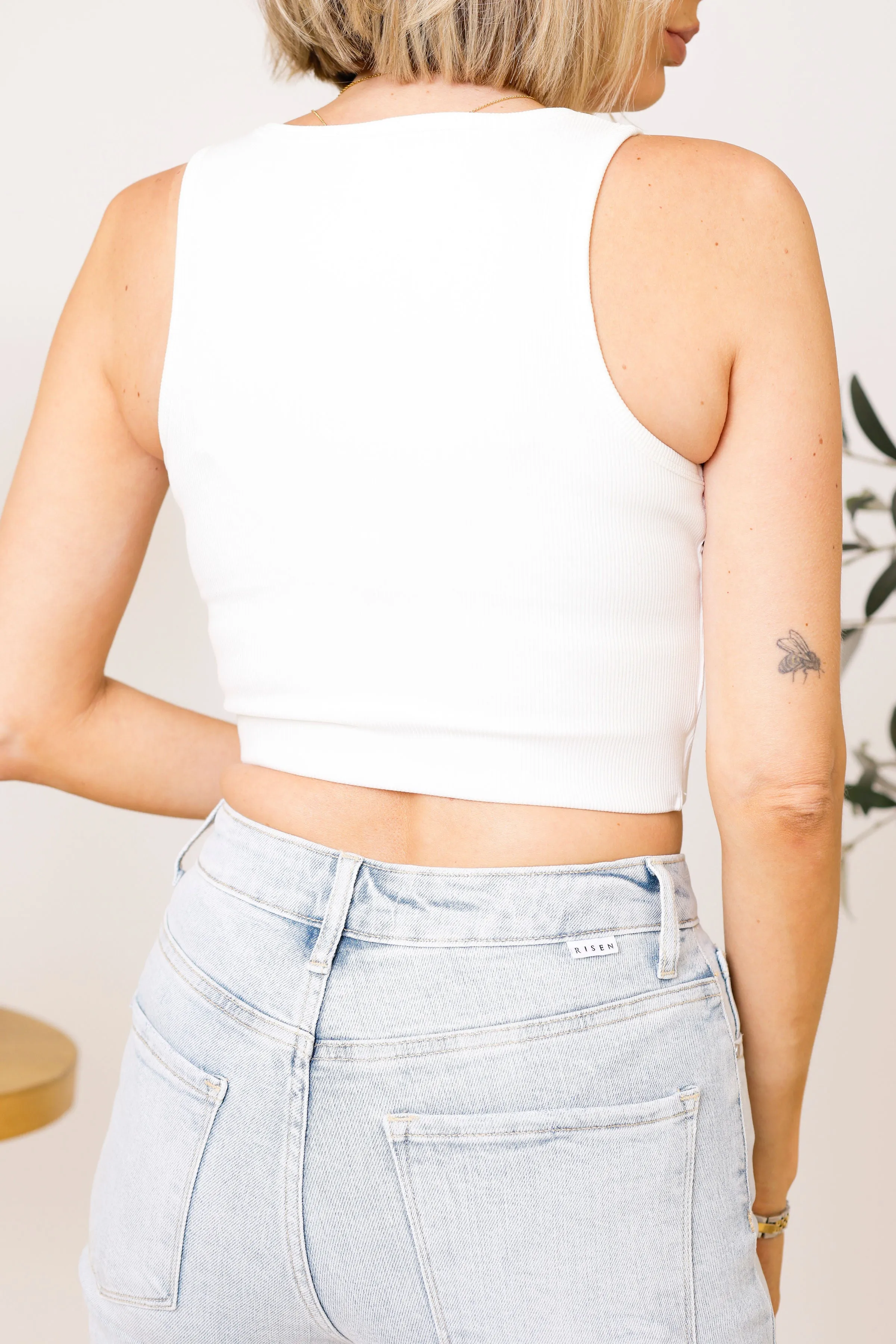 Best Brami Ribbed Tank Top with Built in Bra!  (S-3XL)