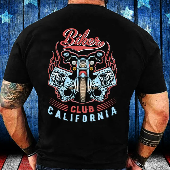 Bikes Club California Motorcycle T-Shirt