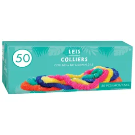 Boxed Polyester Lei Assortment