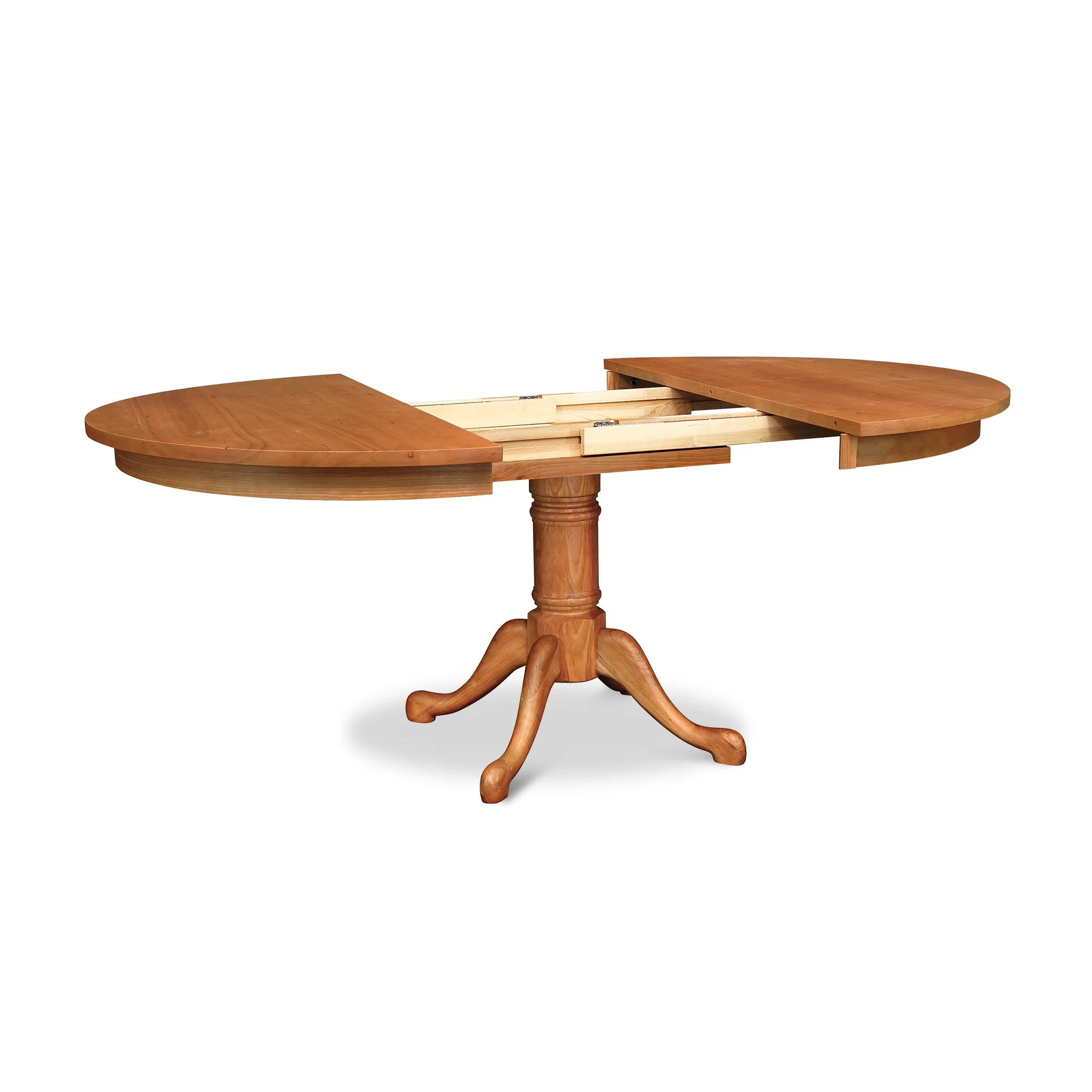 Cabriole Single Pedestal Round Extension Table