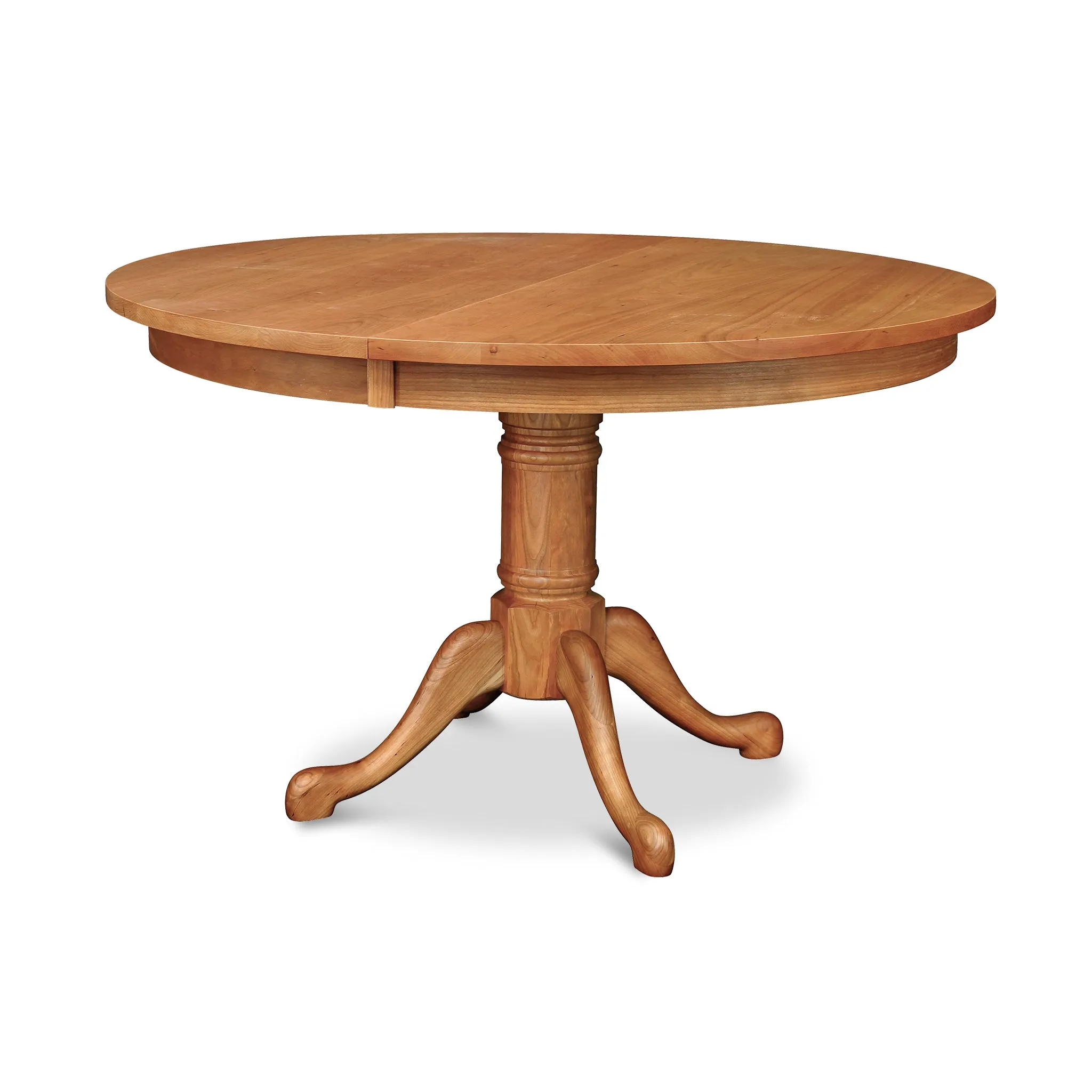 Cabriole Single Pedestal Round Extension Table