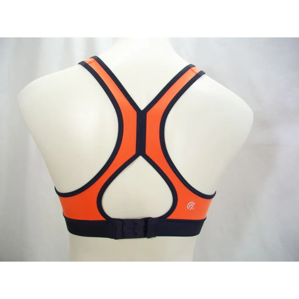 Champion N9619 C9 Power Shape V-Mesh Wire Free Sports Bra XS X-SMALL Orange