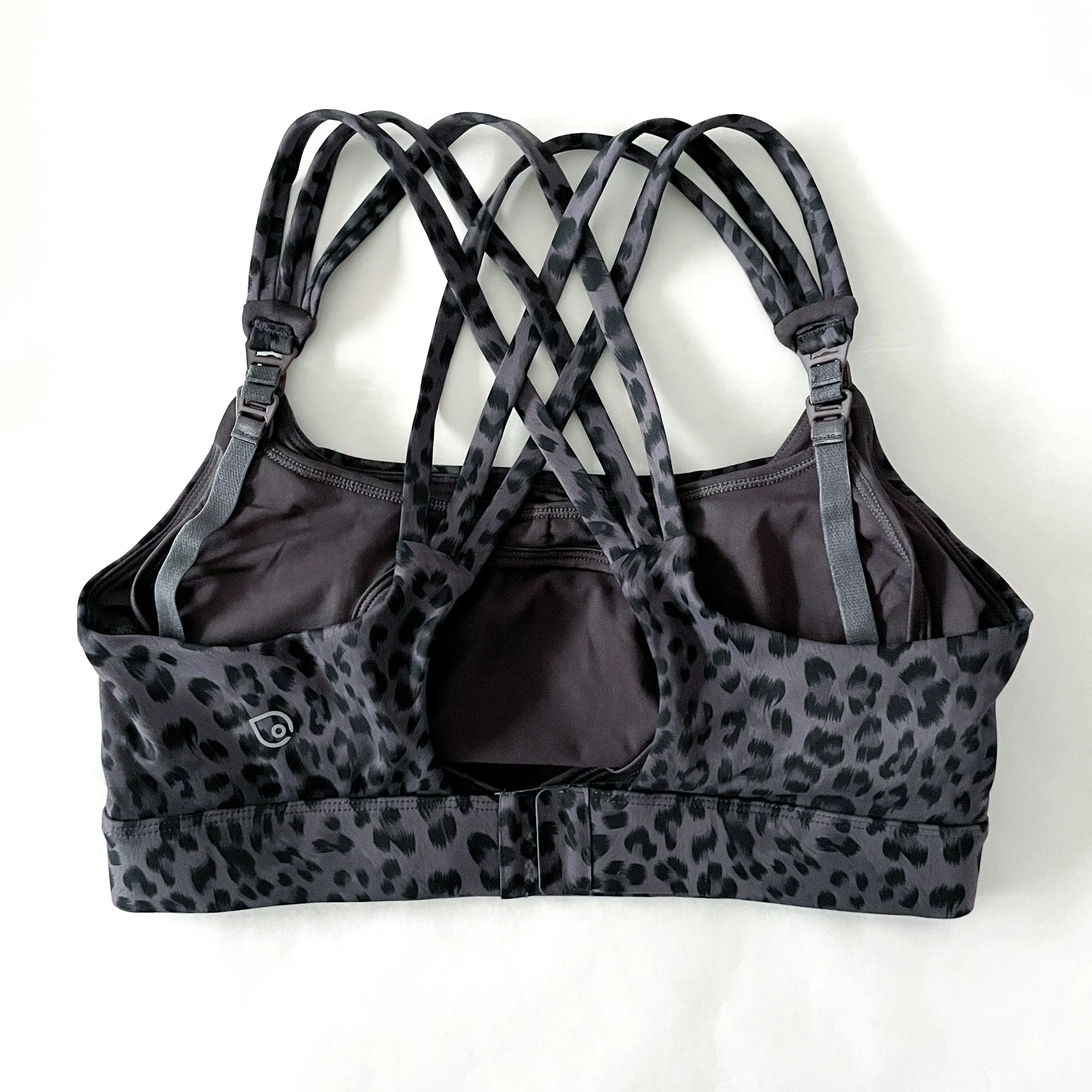 Chloé 4 Running Nursing & Pumping Sports Bra (Gray Leopard)