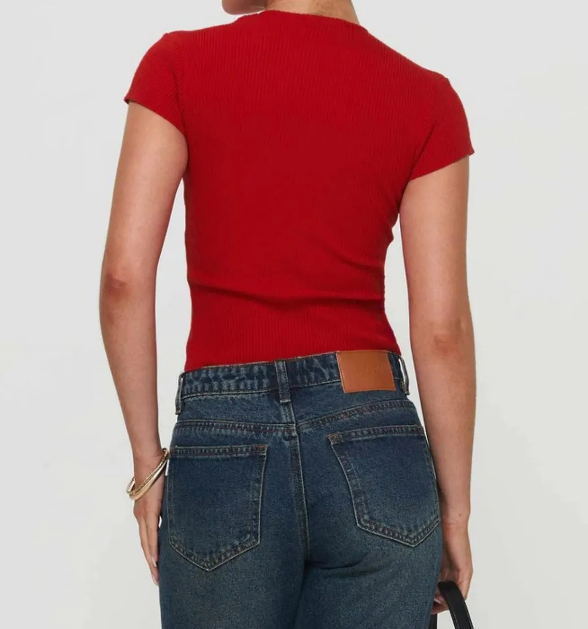 Cioatin Women Button Down Open Front Short Sleeve Crop Tee Tops Y2K Crew Neck Slim Fit Ribbed Cardigan Tshirt Workout