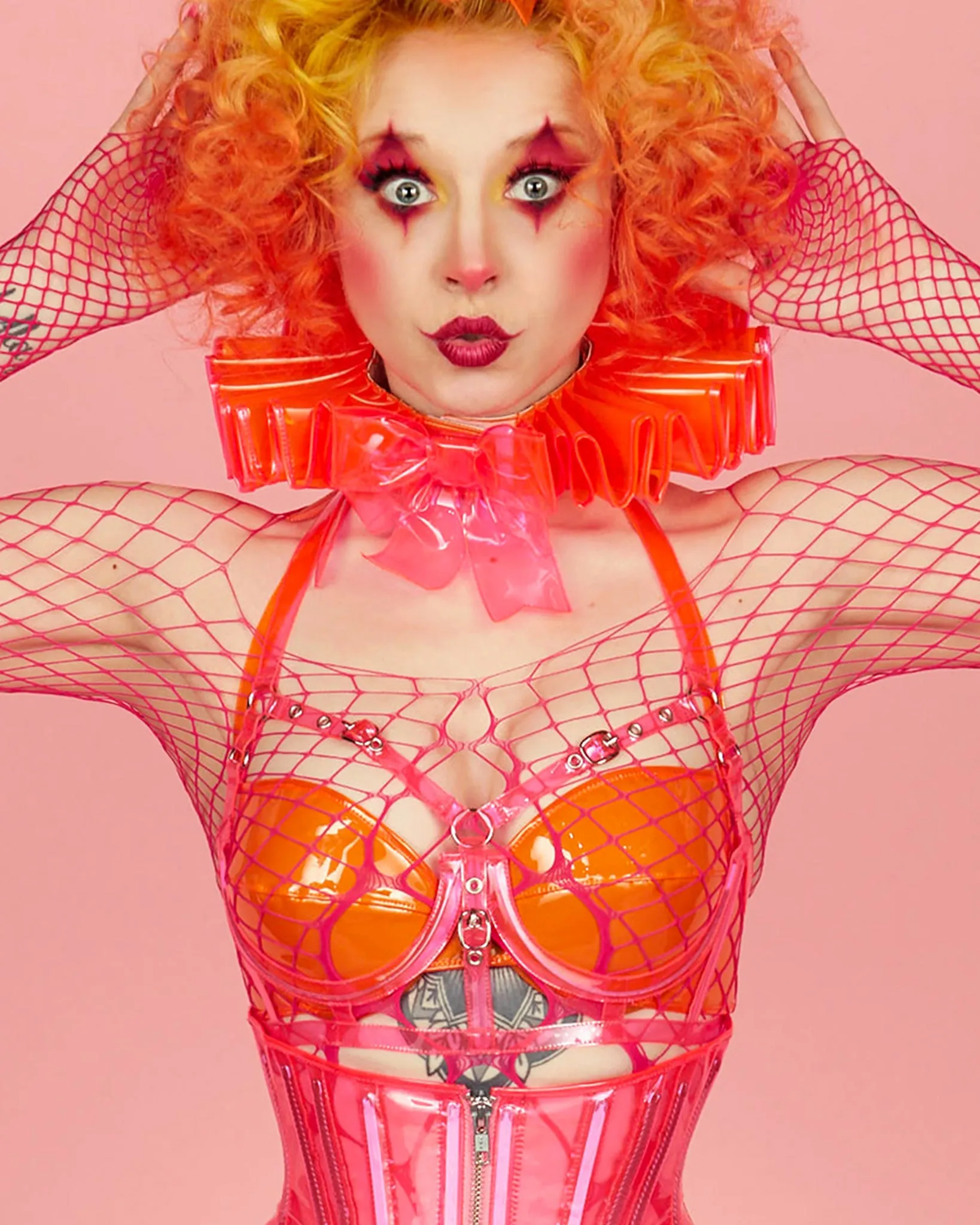 Clear PVC Cage Bra