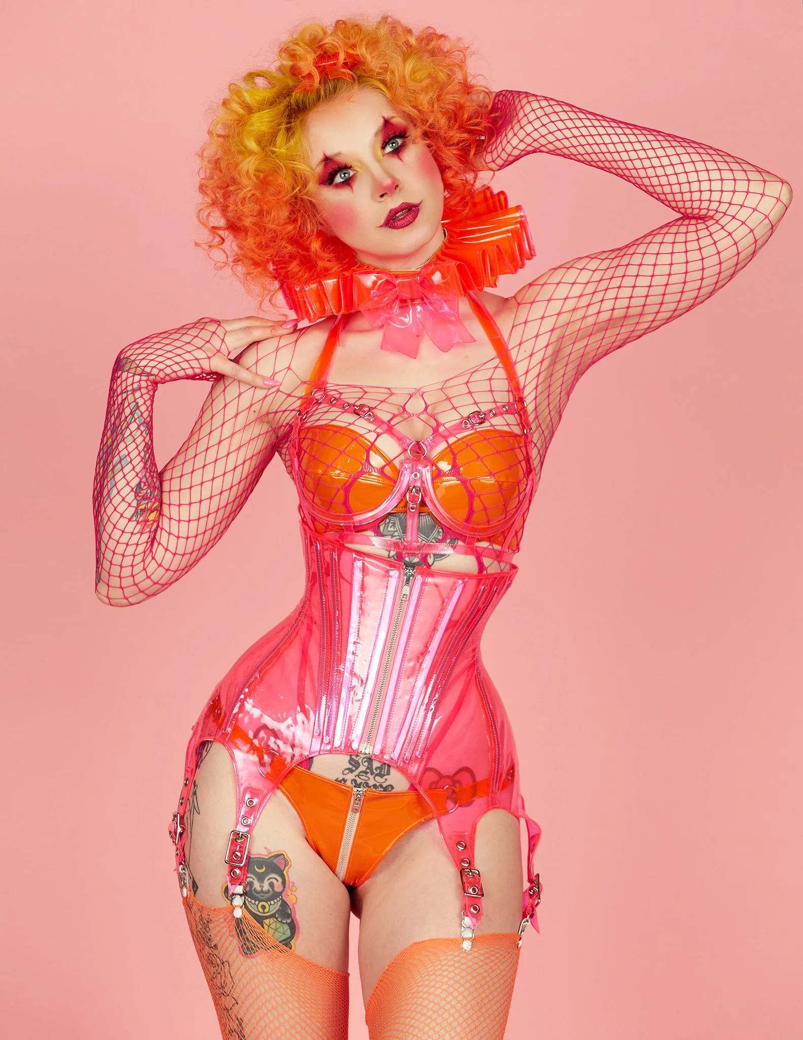 Clear PVC Cage Bra