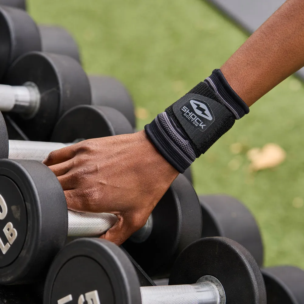 Compression Knit Wrist Sleeve with Strap