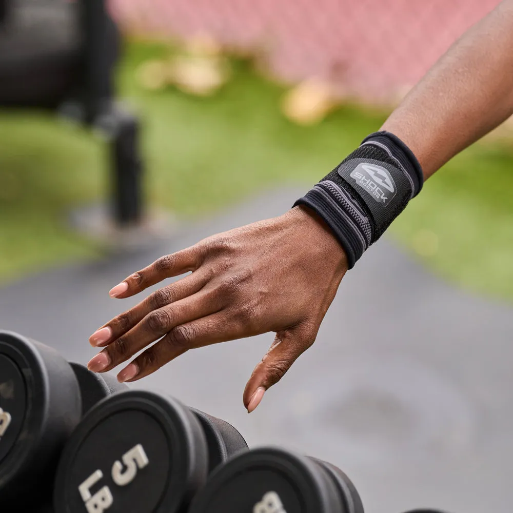 Compression Knit Wrist Sleeve with Strap