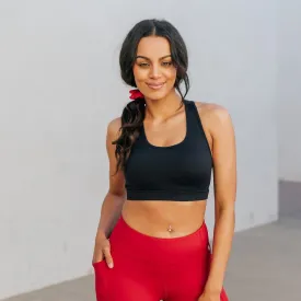 Cross Paths Sports Bra - Black