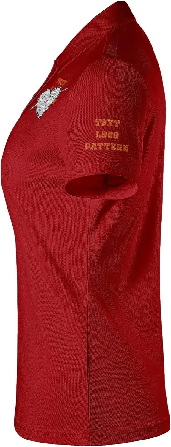 Custom Logo Embroidered Jersey Polo, Polo Shirt, Your Company Logo