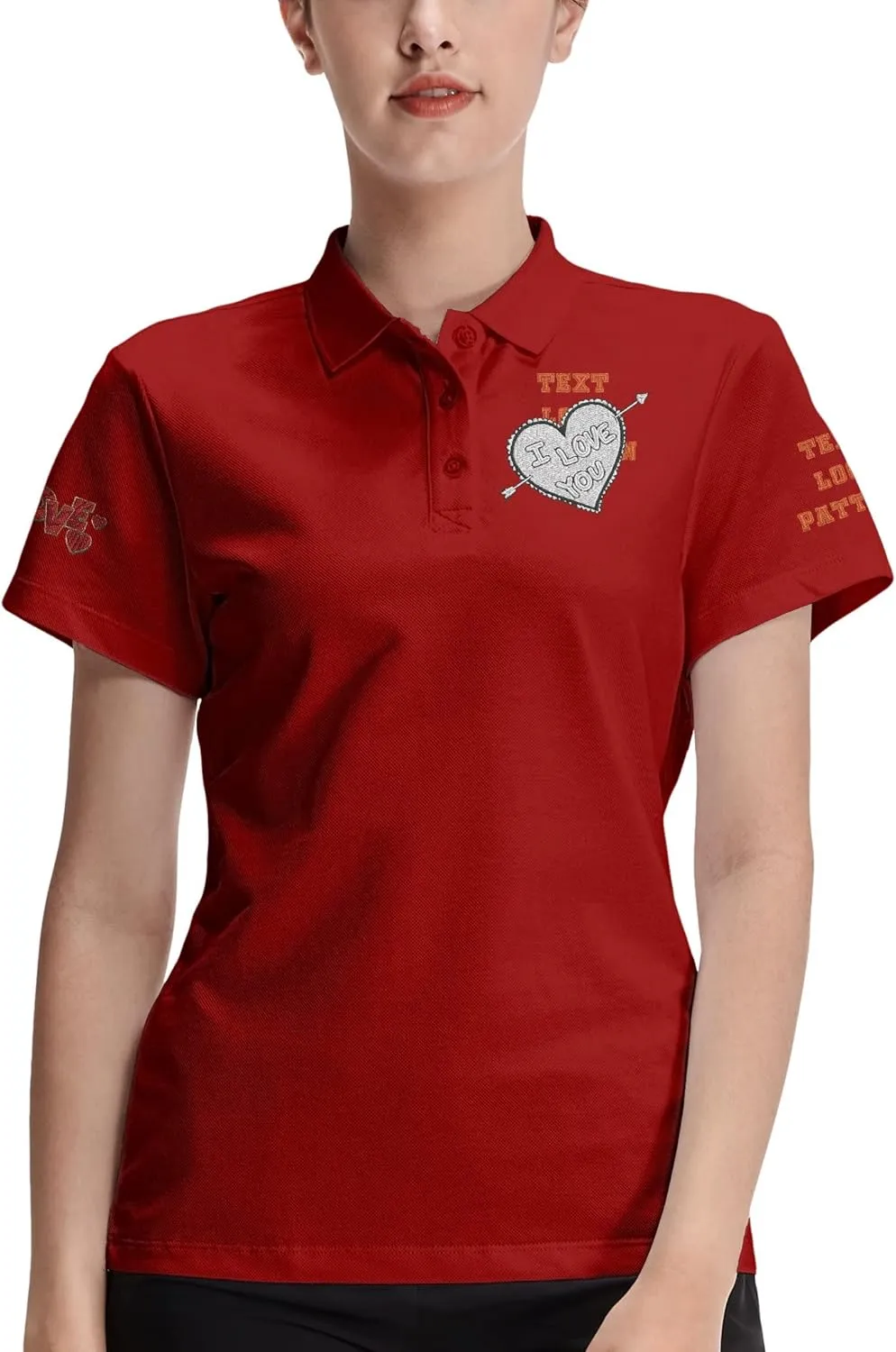 Custom Logo Embroidered Jersey Polo, Polo Shirt, Your Company Logo