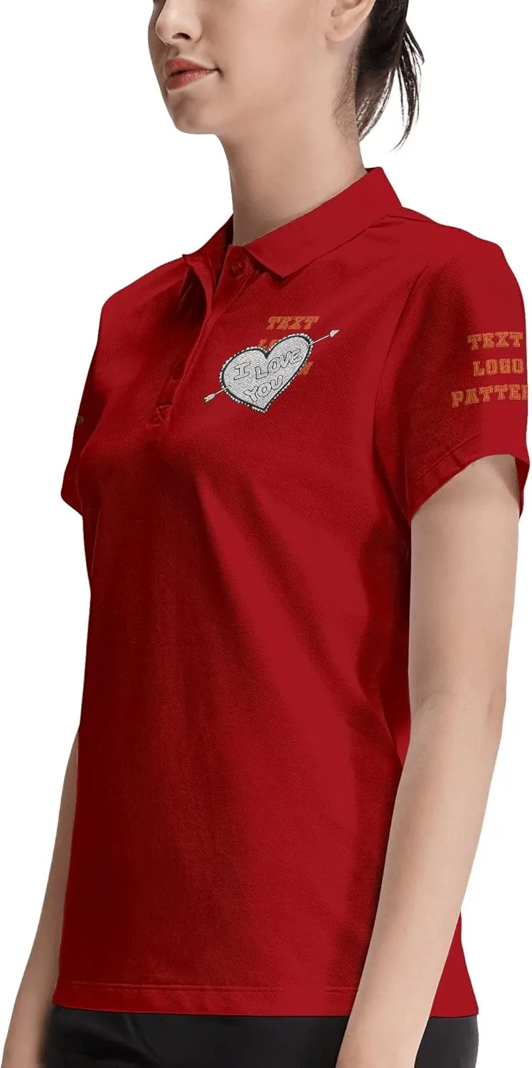 Custom Logo Embroidered Jersey Polo, Polo Shirt, Your Company Logo
