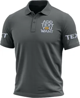 Custom Polo Shirts for Men Design Your Own Golf Jersey Personalized Print/Embroidered Text