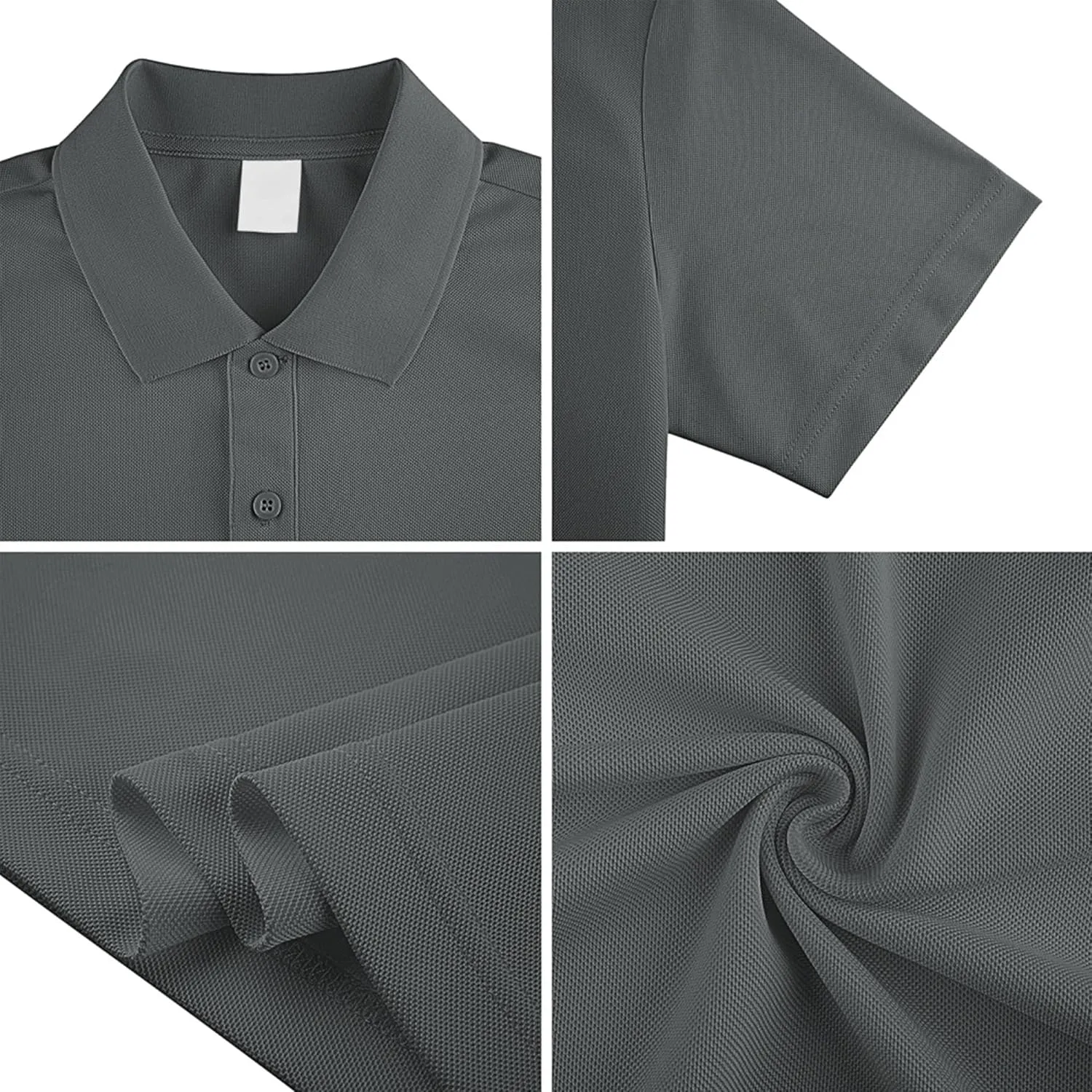 Custom Polo Shirts for Men Design Your Own Golf Jersey Personalized Print/Embroidered Text