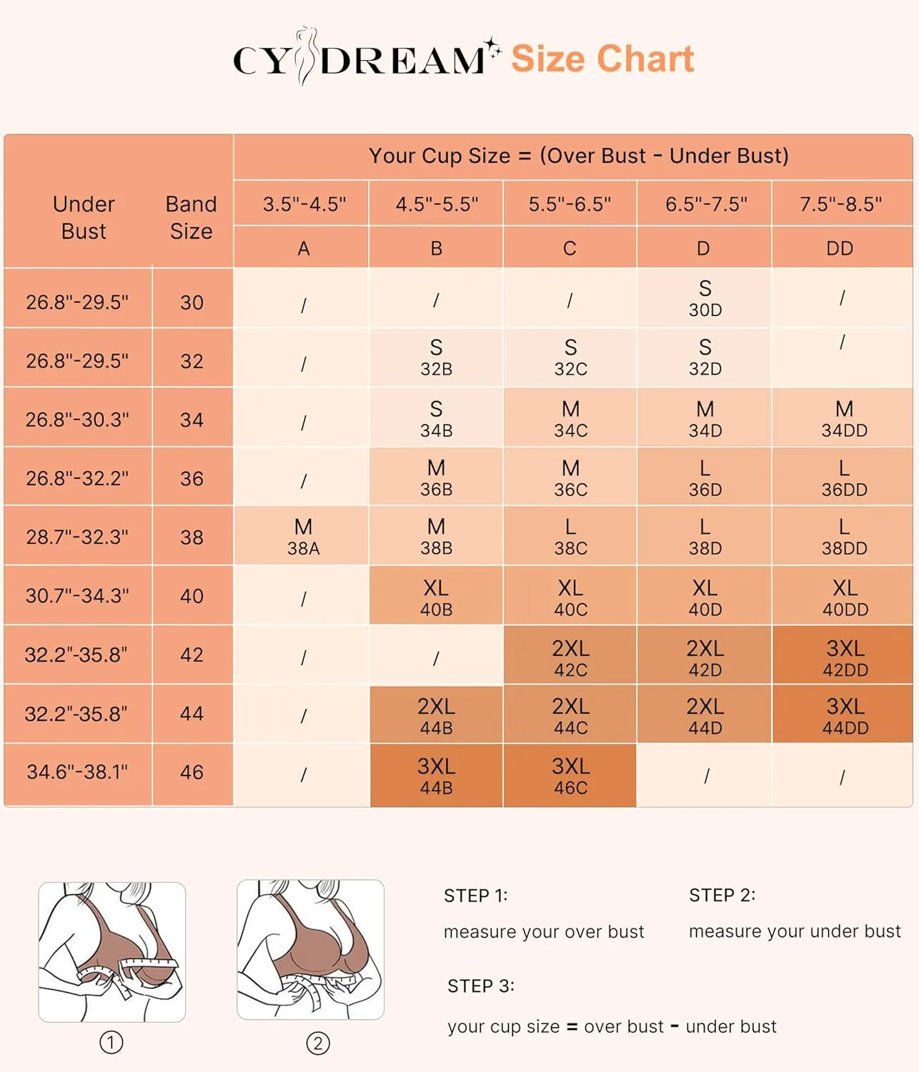 CYDREAM Zip Front Bra for Women Wireless Full Coverage Comfort Everyday Post Surgery Compression Bras Adjustable Straps