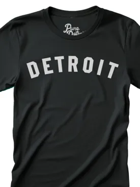 Detroit Classic T-shirt - Black / White Unisex