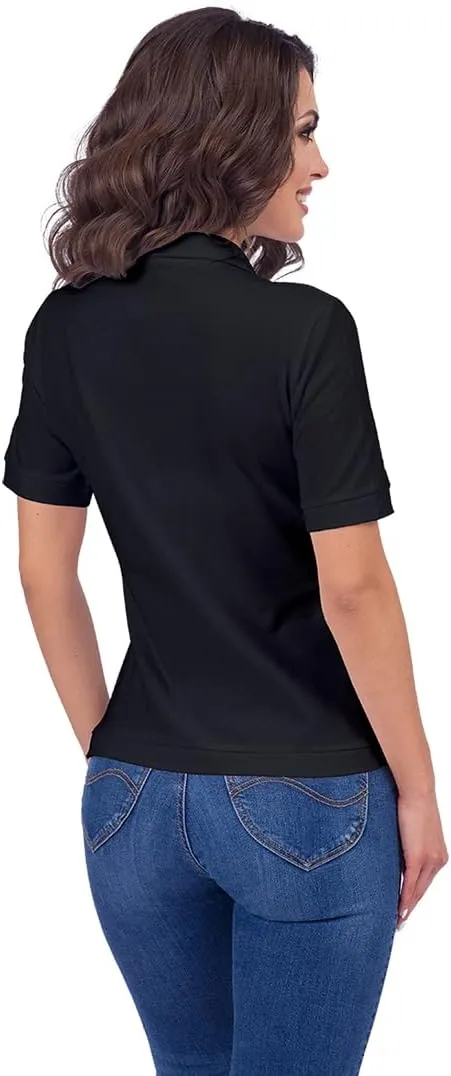 Embroidered Logo | Custom Personalized Polo Shirt for Men & Women, Short Sleeve Sports Golf Tennis T-Shirt