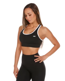 Essential Sports Bra - Black/White