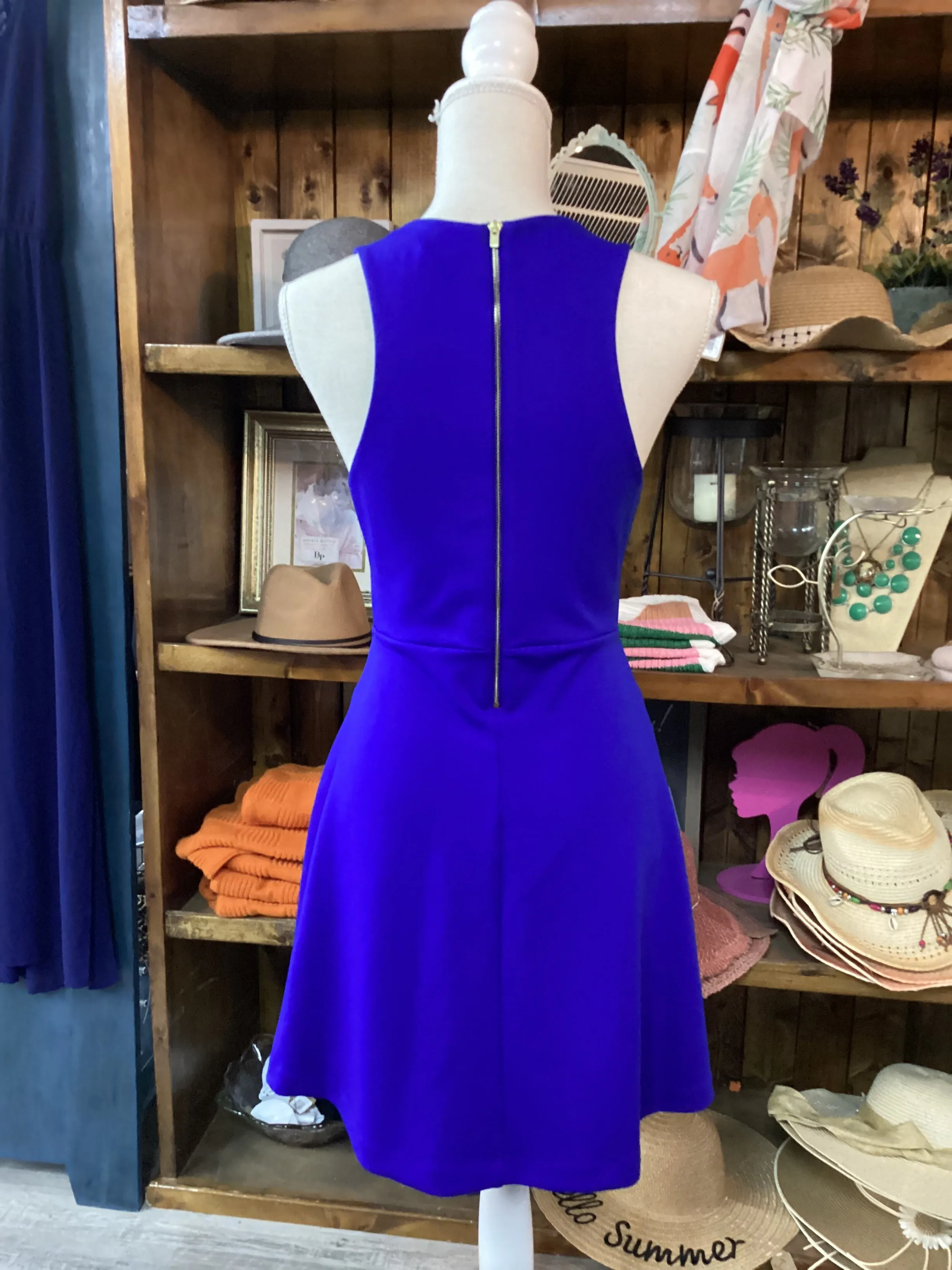 Express Royal Blue Cocktail Dress Size 8
