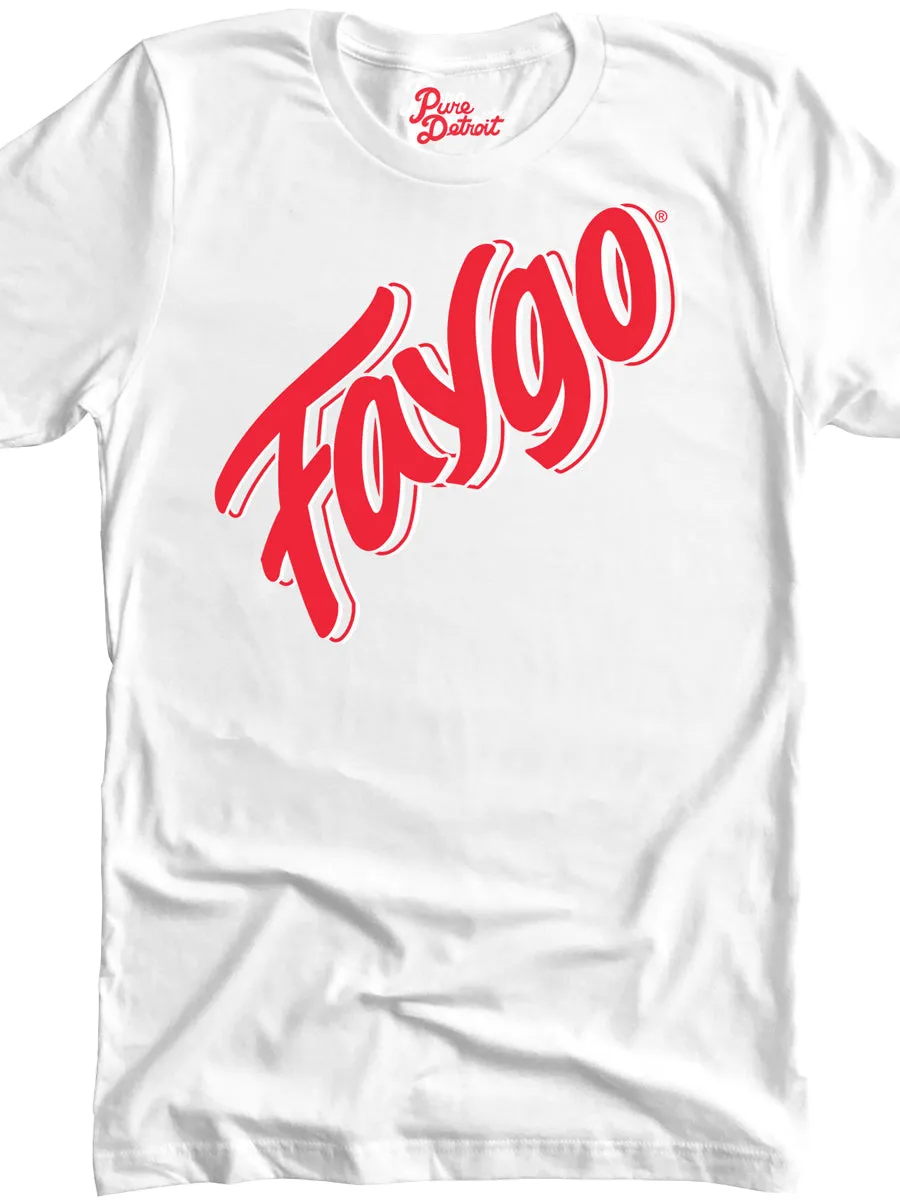 Faygo Premium Unisex T-shirt - White / Red