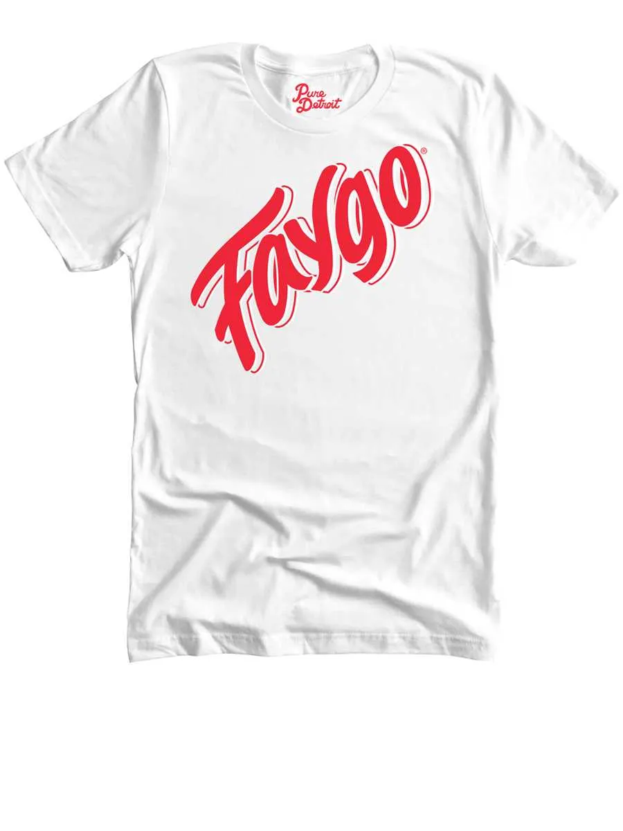 Faygo Premium Unisex T-shirt - White / Red
