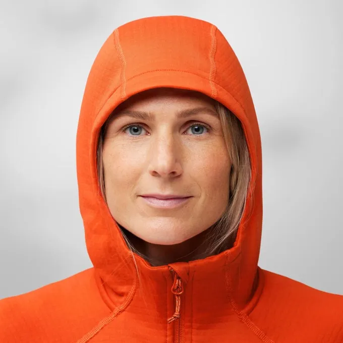 Fjallraven Women's Abisko Grid Fleece Hoodie