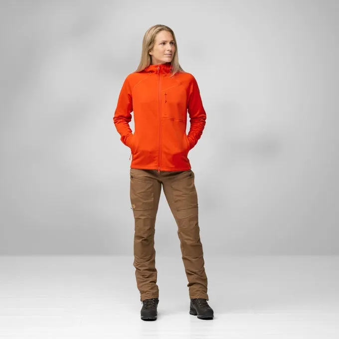 Fjallraven Women's Abisko Grid Fleece Hoodie