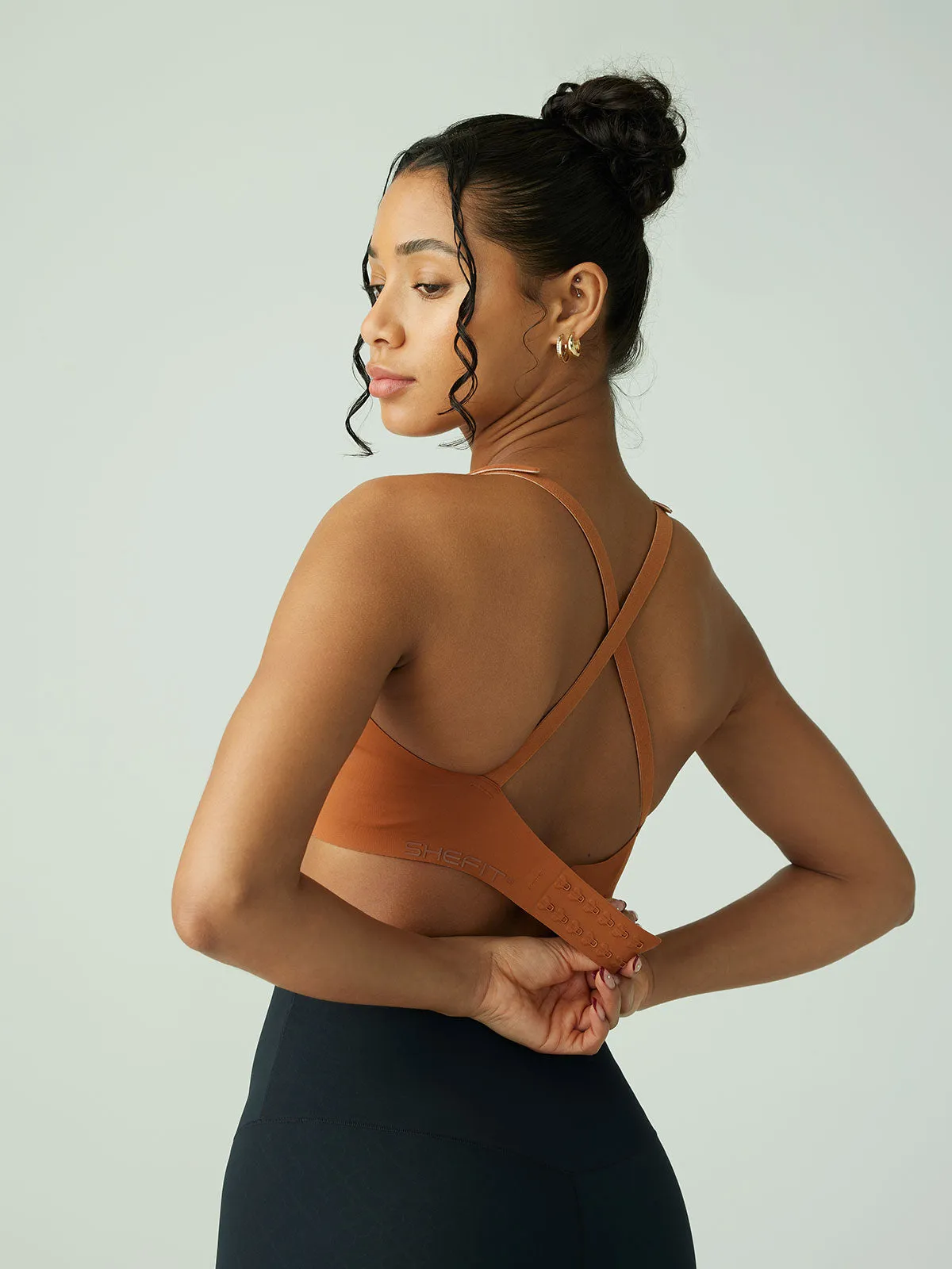 Flex-Lite Sports Bra - Mocha Bisque
