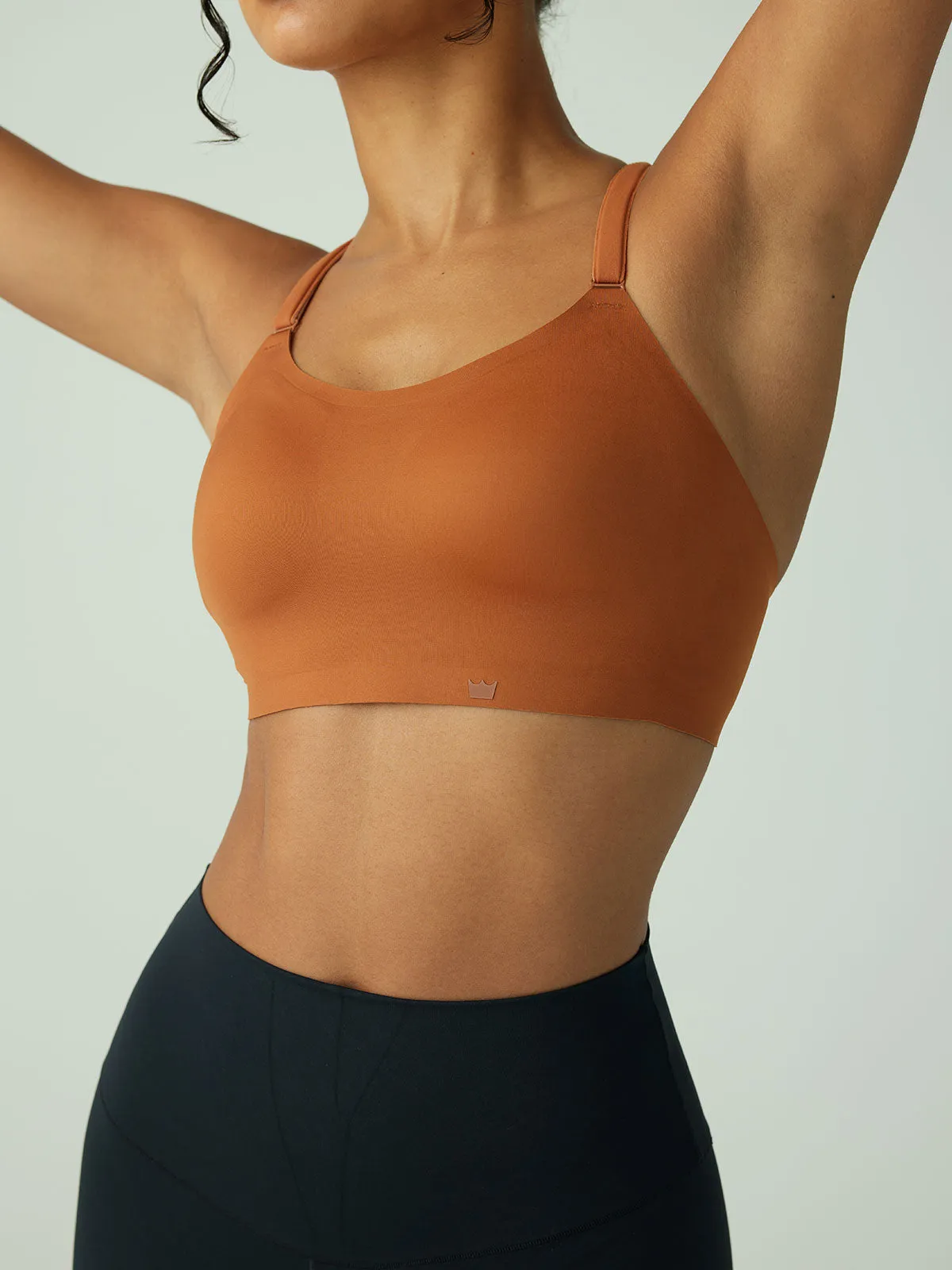 Flex-Lite Sports Bra - Mocha Bisque