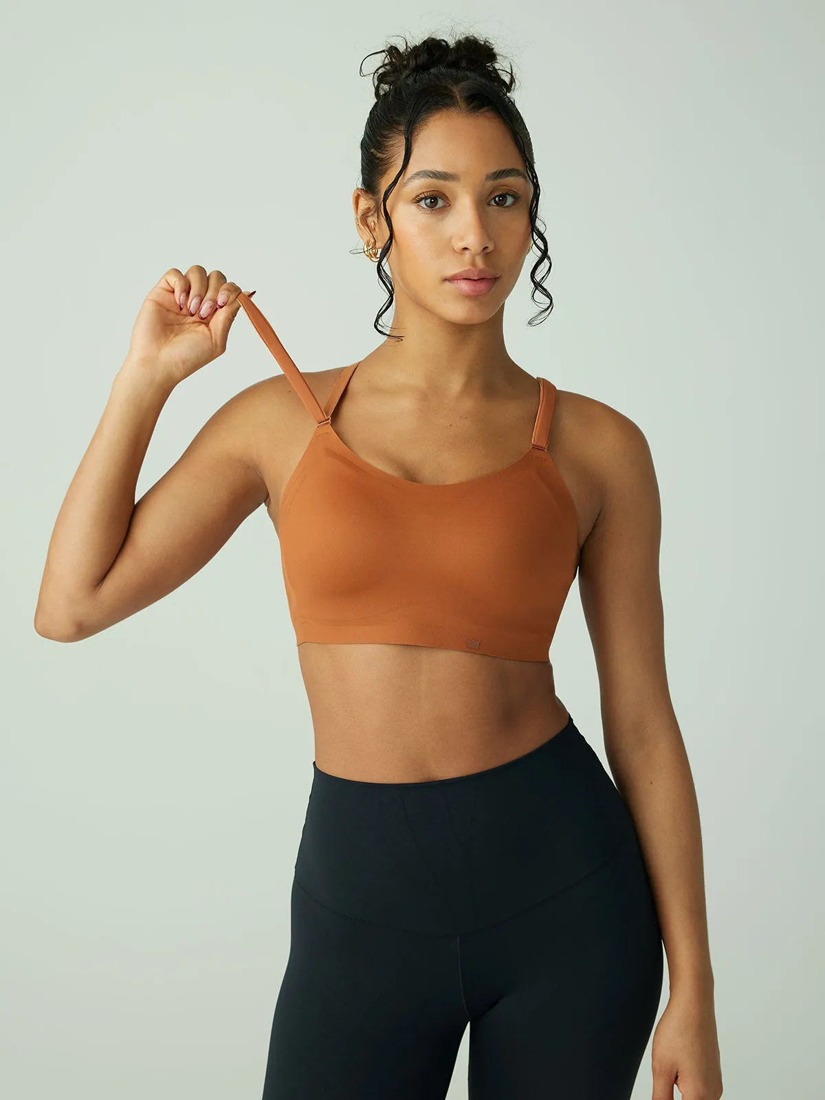 Flex-Lite Sports Bra - Mocha Bisque