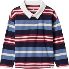 GAP Boys' Long Sleeve Rugby Polo