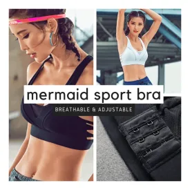 Get That Curve - Mermaid Push Up Sports Bra