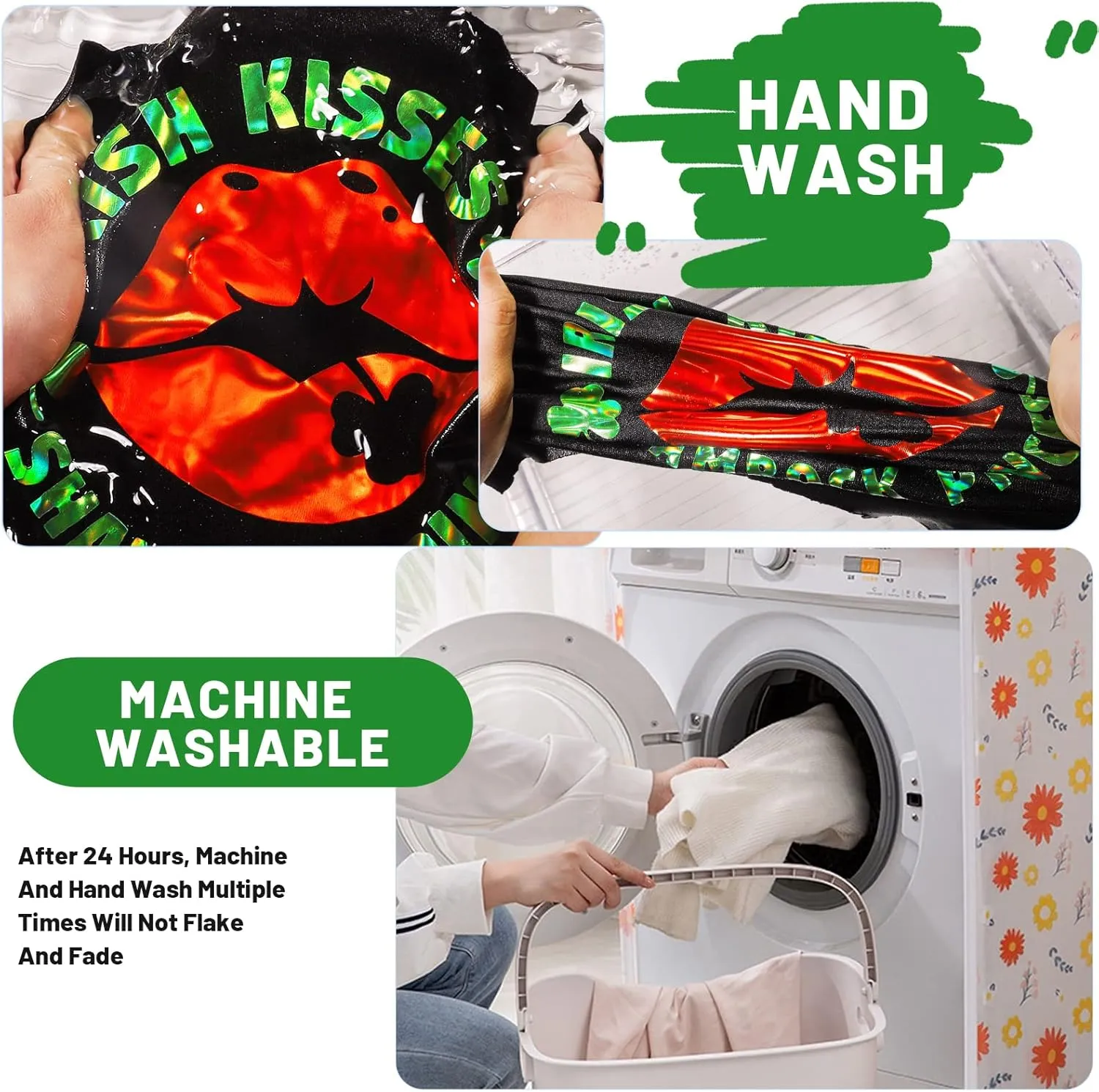 GIRAFVINYL Green HolographicHTV Heat Transfer Vinyl 12 X 10FT Green Iron on Vinyl for Clothes, Easy to Weed Green HTV Vinyl for Fabric (Holographic Green)