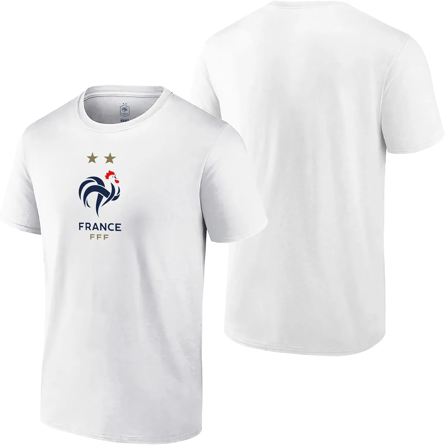 Icon Sports Officially Licensed France Football Federation Soccer T-Shirt, Unisex Adult Cotton Fan Tee