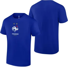 Icon Sports Officially Licensed France Football Federation Soccer T-Shirt, Unisex Adult Cotton Fan Tee